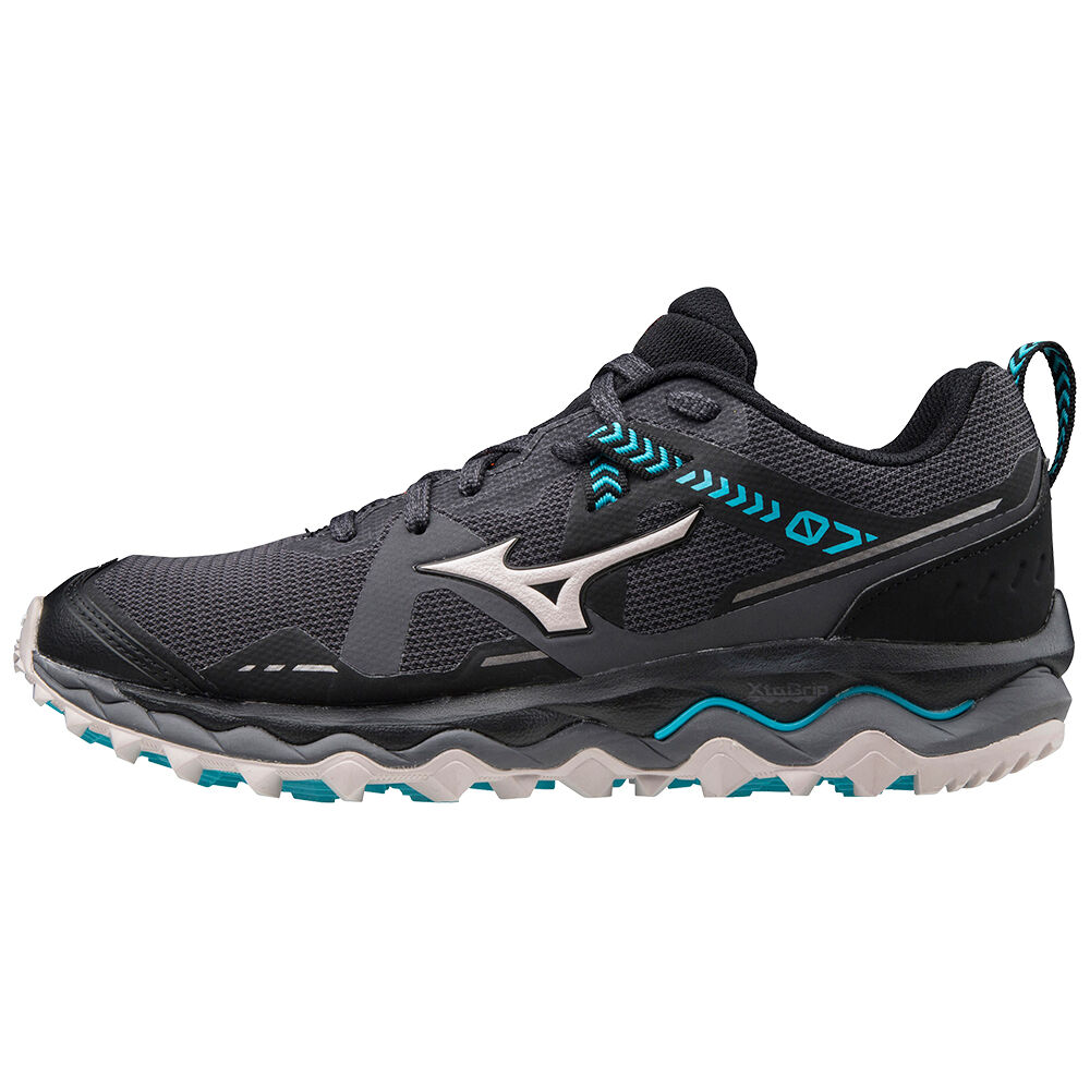 Zapatillas Trail Running Mizuno Wave Mujin 7 Para Mujer Negros/Grises/Azules 0654273-CH